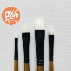 Set de Pincel Plano Sintético