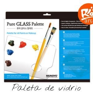 NUEVO- PALETAS VIDRIO/ ESPATULAS PLASTICAS/ ACRILICO/BLOCKS PASTEL