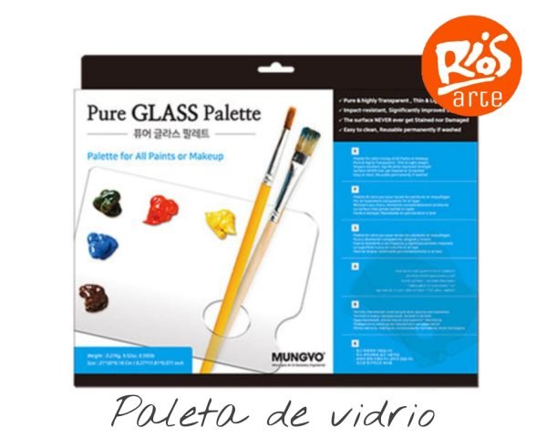 NUEVO- PALETAS VIDRIO/ ESPATULAS PLASTICAS/ ACRILICO/BLOCKS PASTEL - Imagen 11
