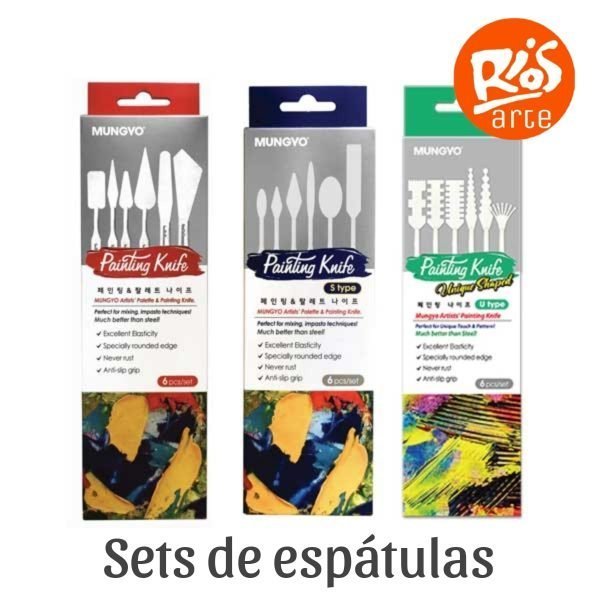 NUEVO- PALETAS VIDRIO/ ESPATULAS PLASTICAS/ ACRILICO/BLOCKS PASTEL - Imagen 12