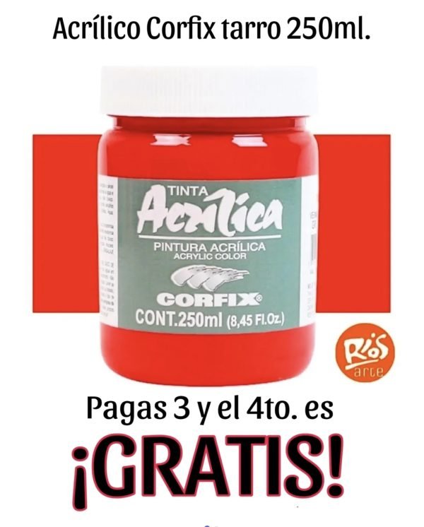 Promocion- Acrilico corfix 250ml